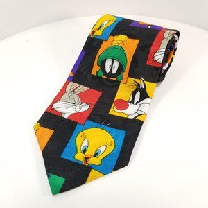 Looney Tunes Vintage 1993 Men’s Tie 100% Polyester Looney Tunes Mania